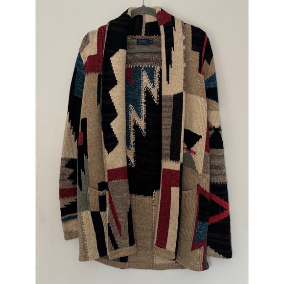 POLO RALPH LAUREN Jackets & Blazers - POLO RALPH LAUREN Women's Native Cardigan Beige